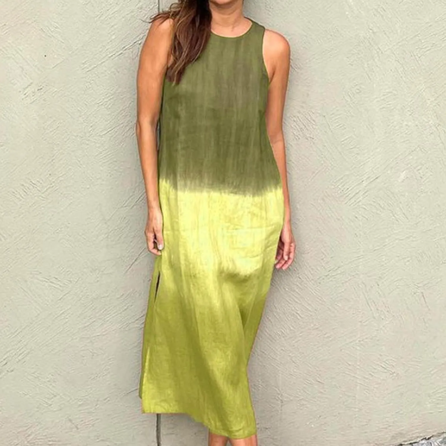 Summer Beach Dress Strapless Long Dress for Women Long Summer Dress Shift Maxi Dress Flowy Loose Vacation Dresses