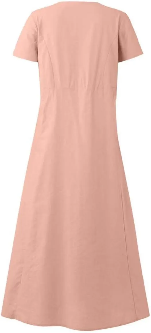 Summer Beach Dress Strapless Long Dresses for Women Long Summer Dress Shift Maxi Dress Flowy Loose Vacation Dress
