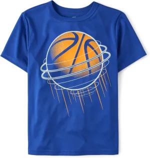The Children's Place Boys' Active Performance Short Sleeve T-Shirt