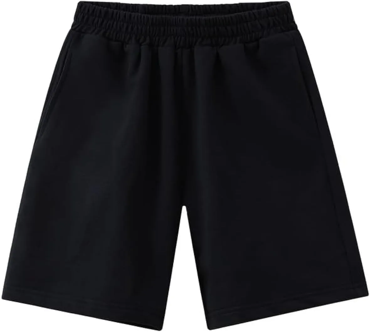 T.H.L.S Kids Boys Girls Cotton Shorts for Summer Casual Athletic Running Jogger with Side Pockets