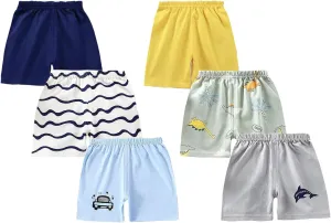 Toddler Shorts for Baby Boy Cotton Athletic Shorts-Boys Track Short Pants Multipack