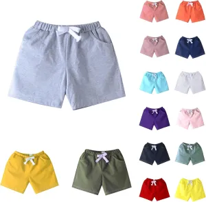 Toddler Shorts for Baby Boy Girl Cotton Athletic Shorts-Boys Track Short Pants Multitrack Short Pants Summer Clothes