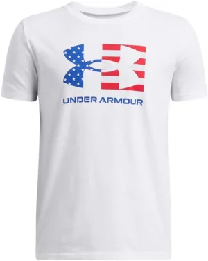 Under Armour Boys' Freedom Chest Flag Short Sleeve T Shirt