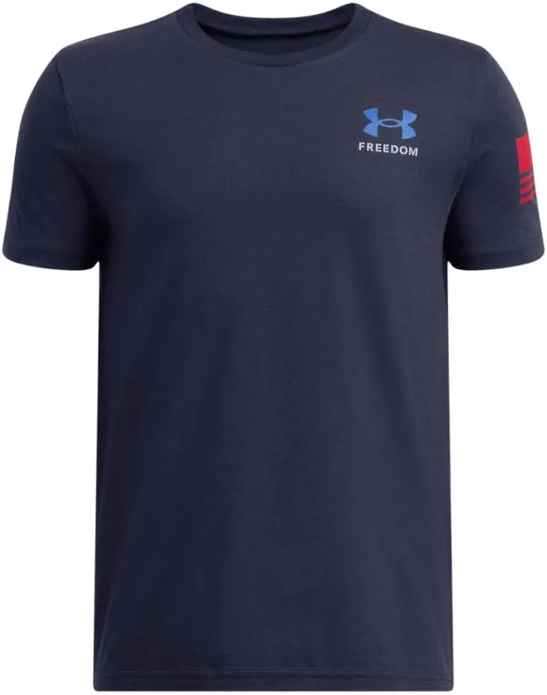 Under Armour Boys' Freedom Flag Short Sleeve T Shirt