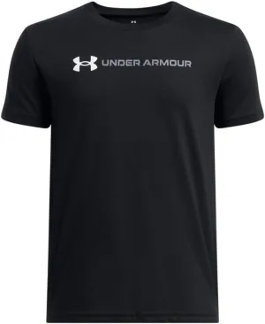 Under Armour Boys' Logo Wordmark Short Sleeve T Shirt