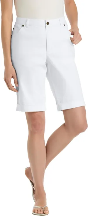 Woman Within Women's Plus Size Stretch Denim Jean Bermuda Short