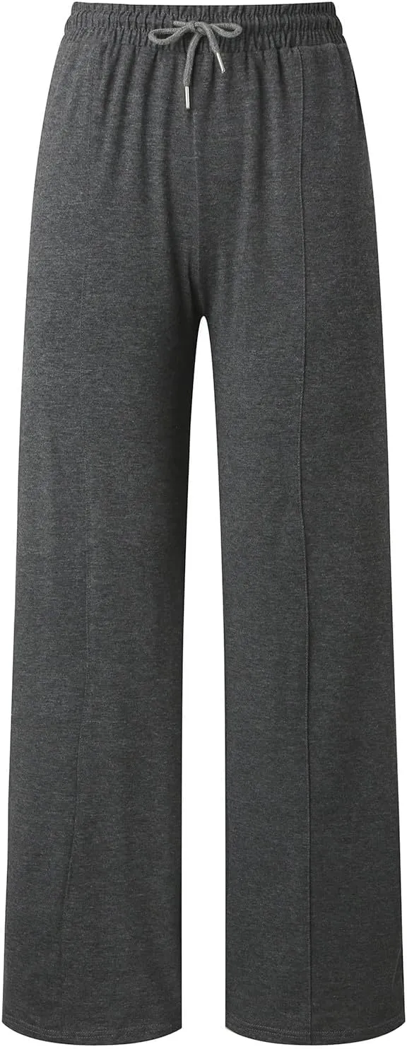 Women Cotton Linen Summer Boho Pants High Waist Ankle Length Plus Size Trouser Travel