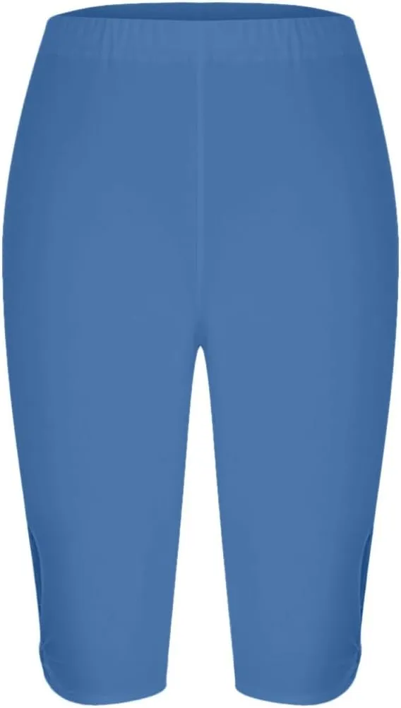 Womens Capris for Summer Tummy Control Cropped High Waist Yoga Bottoms Stretchy Leggings Workout Compression Pants