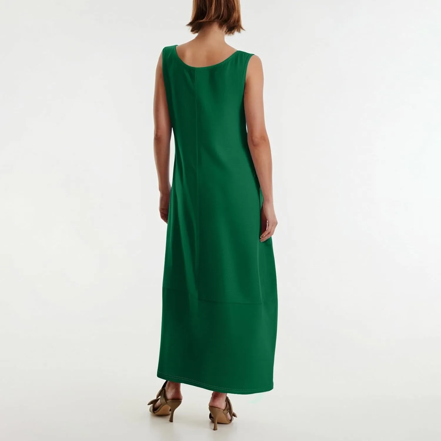 Women's Dresses Casual Loose Sundress Beach Vacation Scoop Neck Tank Dress Sleeveless Flowy 2025 Summer Maxi Dress