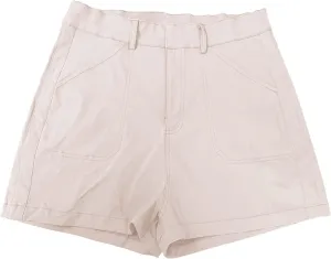 Womens Pull On Shorts Stretchy High Waisted Denim Bermuda Shorts Summer Wide Leg Dressy Casual Stretch Twill Shorts