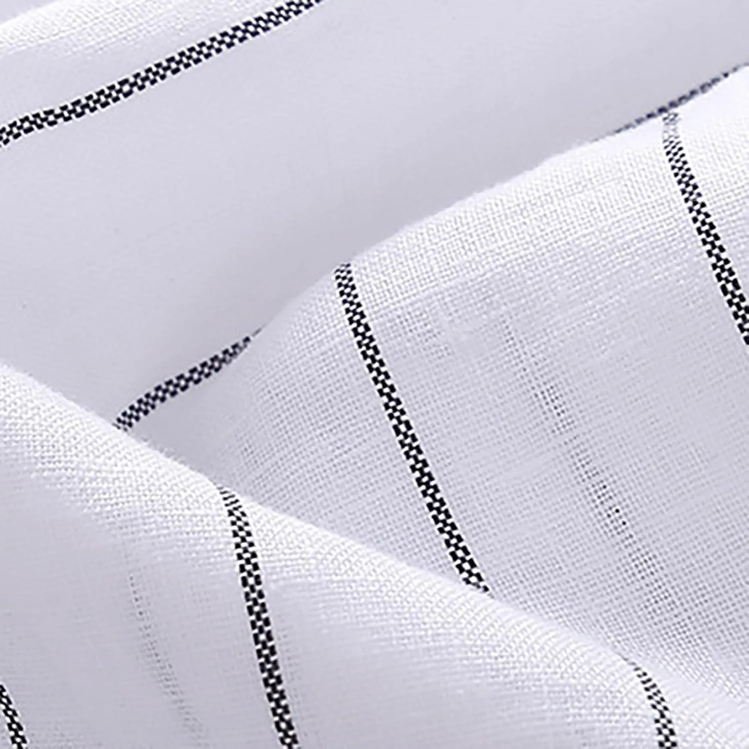 Womens Stripes Pants Elastic Waist Cotton Linen Straight Pants Casual Loose Fit Going Out Trouser Pants for Ladies